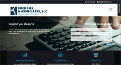 Desktop Screenshot of krehbielcpa.com