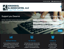 Tablet Screenshot of krehbielcpa.com